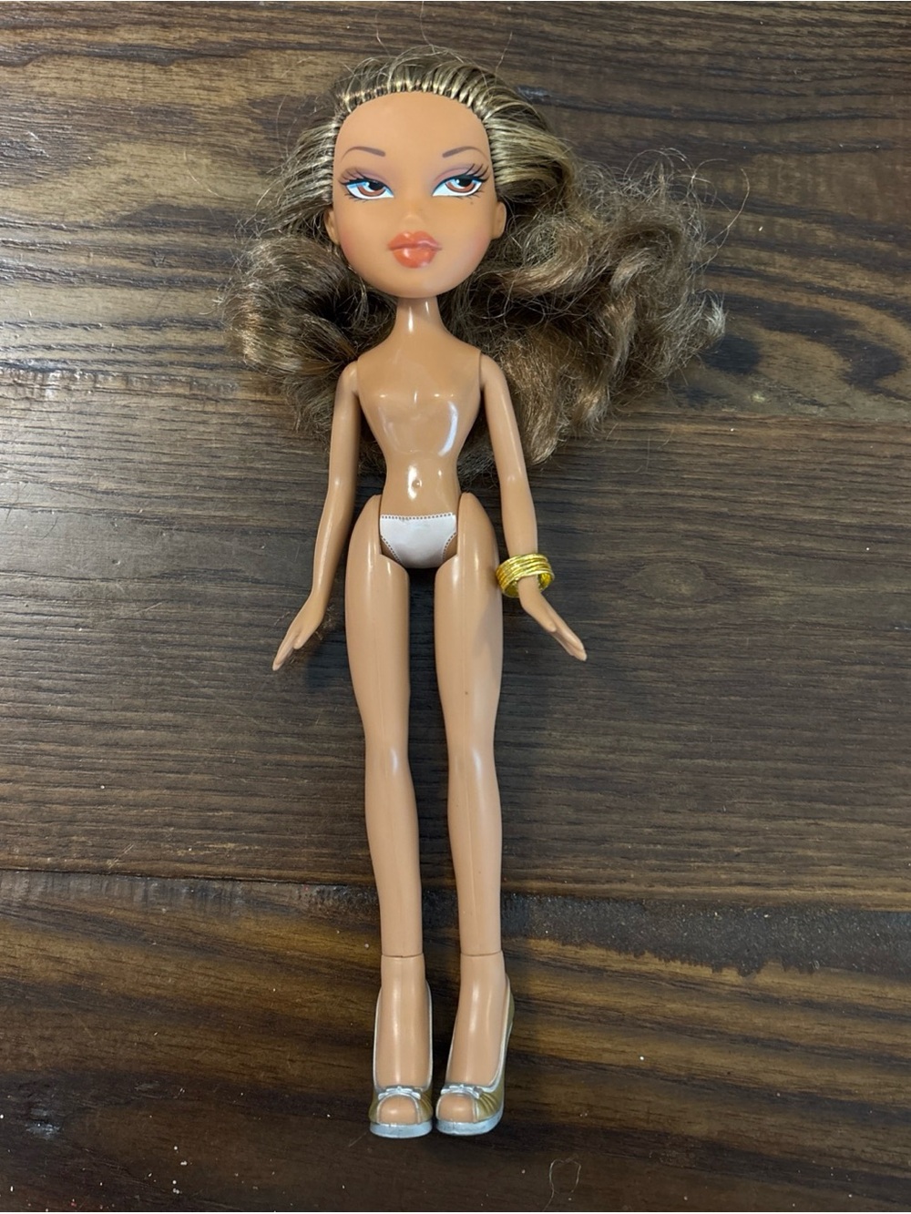 Bratz Magic Makeup Yasmin 2007 MGA Doll Nude w Shoes Bracelet Y2K